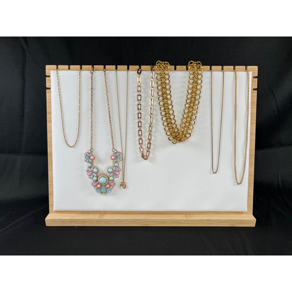 X7 beautiful gold tone tinkerbell charm with chain necklace assorted jewelry